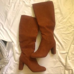 NIB Bamboo Chestnut Brown Knee High Boots - 7.5